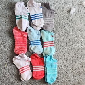 Adidas Women's Multicolor Ankle Socks Set